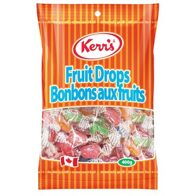 Kerr's Fruit Drops, Individually Wrapped, 400g/14 oz. Bag
