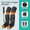 QUINEAR Leg Massager with Compression, 3-in-1 Foot Calf & Thigh Massager and Compression Therapy with Timer, Leg Massage Boots for Athletes view 2