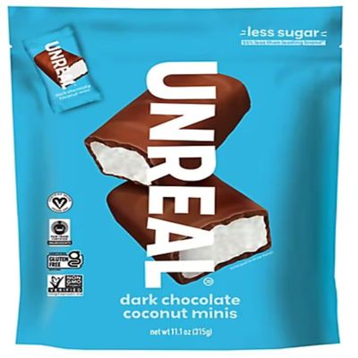 Unreal Dark Chocolate Coconut Minis, 11.1oz (2 Pack)