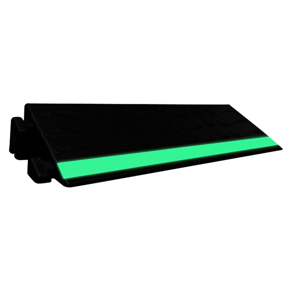AoForce Portable Wheelchair Ramp, Non-Slip Ramp, Door Threshold Wheelchair Ramps for Home, Wheel Chair Ramp for Home Steps, Ramp for Car, Doorways, Curbs, Stairs (Color : Black, Size : 25 * 10 * 4)