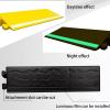 AoForce Portable Wheelchair Ramp, Non-Slip Ramp, Door Threshold Wheelchair Ramps for Home, Wheel Chair Ramp for Home Steps, Ramp for Car, Doorways, Curbs, Stairs (Color : Black, Size : 25 * 10 * 4) view 3