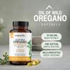 AROMAVITA Vegan Wild Oregano Oil Capsules Organic, 86-90% Carvacrol - 10000 mg Oil of Oregano per Softgel - Immune and Digestive Support, Natural Antioxidant, Vegan, Non GMO, 120 Capsules view 2