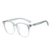 AOOLIA Geometric Reading Glasses Oversized Full Rim Square Spectacles Trendy Blue Light Blocking Reader Lightweight Eyeglasses (Blue, 2.75, x) view 2