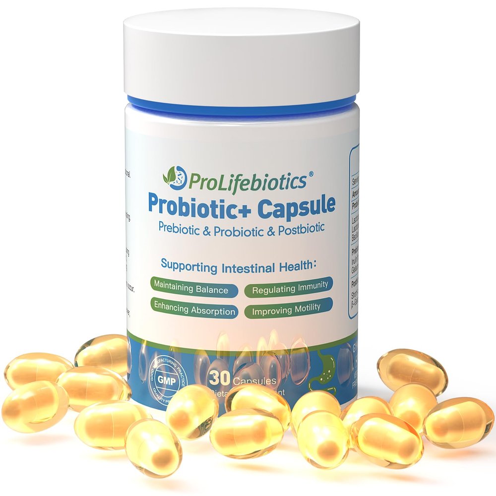 3-in-1 Probiotics for Gut and Digestive Health,Immune Support,Supplements Supporting Occasional Constipation,Diarrhea,Gas,Bloating,Delayed-Released Designed to Thrive, 30 Vegan Capsules