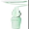 FAFOUR S-Shape Toothbrush Scientific Vertical Brush for Adults, Soft-Bristled Tongue Coating Interdental Brush, for Cleaning and Massaging Gums, Extra Clean Toothbrush (Green)