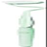 FAFOUR S-Shape Toothbrush Scientific Vertical Brush for Adults, Soft-Bristled Tongue Coating Interdental Brush, for Cleaning and Massaging Gums, Extra Clean Toothbrush (Green) view 1