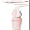 FAFOUR S-Shape Toothbrush Scientific Vertical Brush for Adults, Soft-Bristled Tongue Coating Interdental Brush, for Cleaning and Massaging Gums, Extra Clean Toothbrush (Pink)