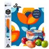 Honeybee Beeswax Wraps - Poppy Pattern Beeswax Roll -Certified Organic Cotton Beeswax Wraps for Food - Reusable - Plastic Wrap & Sandwich Bags Alternative - 40 x 13 view 1