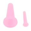 2Pcs Pink Cupping Set,Mini Silicone Face Cupping Set Vacuum Suction Massage Cups Anti Cup Facial Cupping Set for Adults,Body and Face,Anti Wrinkle,Promotes Sleep Health Care Health and Household view 4