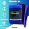 Shield Polar  Instant Cold Compression Wrap | Cooling Athletic Tape for Pain & Swelling, No Ice or Refrigeration Needed, Blue view 2