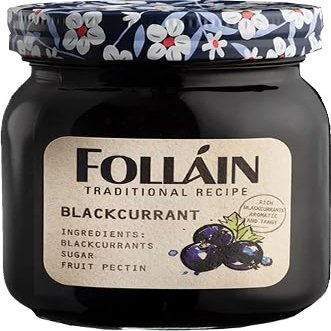Follain Traditional Irish Blackcurrant Jam 370g (13oz)