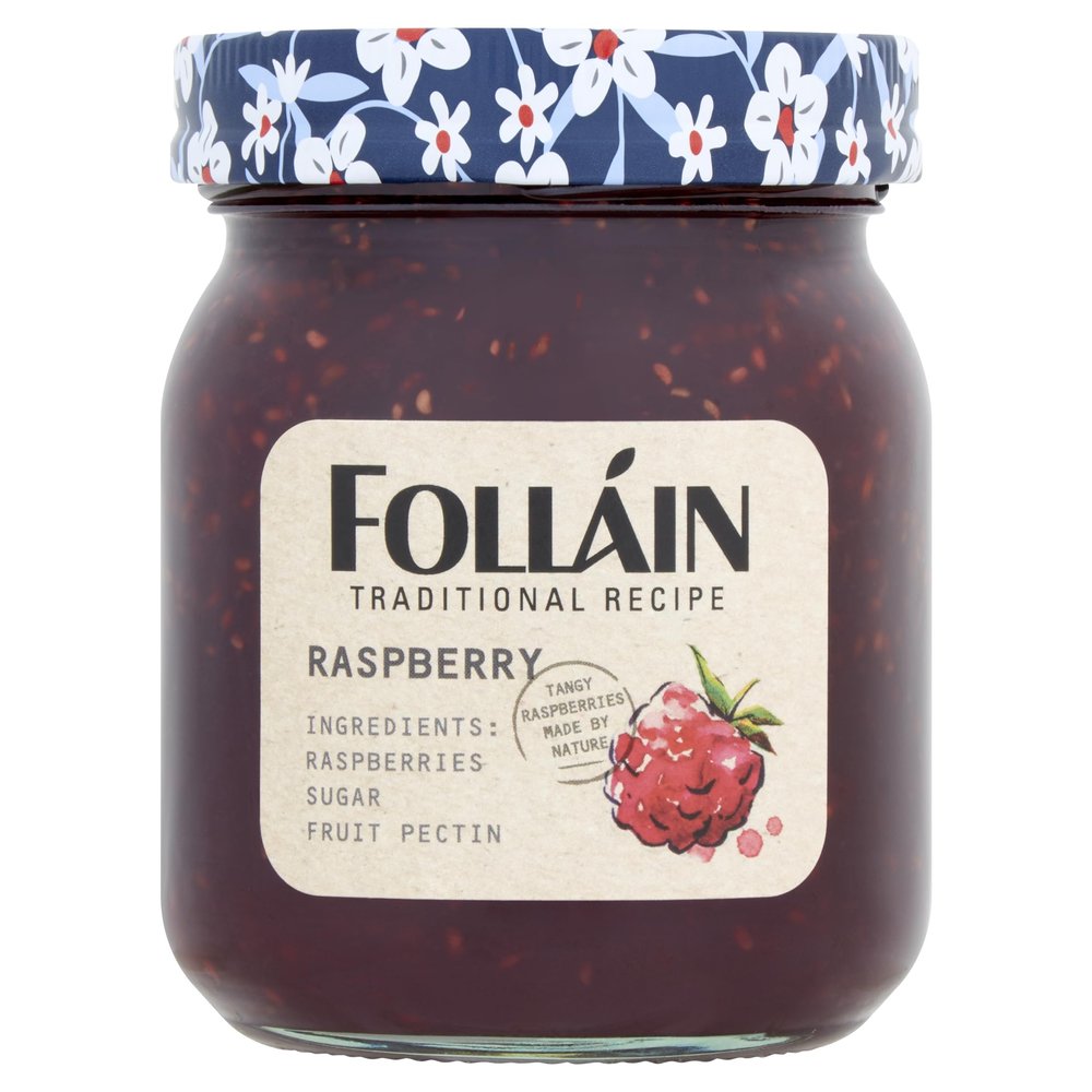 Follain Traditional Irish Raspberry Jam 370g (13oz)