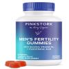 Blue Stork Fertility Supplement Gummies for Men - Male Prenatal Vitamins, Conception Support for Him - Reproductive Health, Hormonal Balance & Motility - 90 Count view 1