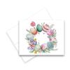 Aria Rae Design Assorted Greeting Cards, Easter Egg Wreath notecard set of 12, Blank notecards with envelopes, all occasion cards, assorted notecards, variety set of cards view 3