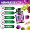 Gentle Liver Cleanse Detox & Repair Formula - Advanced Liver Support Supplement with Silymarin Milk Thistle, Dandelion Root, Artichoke Extract, Turmeric, Choline, & Beetroot - 240 Veggie Capsules view 3