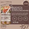 ARTIGIANI DEI SAPORI - Bruschetta Spread with Olives & Anchovies, 6.3 oz, Premium Italian Appetizer, Bruschetta Topping view 2