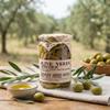 ARTIGIANI DEI SAPORI Italian Cracked Green Olives  Authentic Hand-Crushed Green Olives from Italy, Naturally Cured and Preserved in Olive Oil, Gourmet Mediterranean Appetizer, 9.8 oz (277 g), Product of Italy view 2