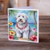 Caroline's Treasures Old English Sheepdog Luau Greeting Cards Pack of 8 Blank Cards with Envelopes Whimsical A7 Size 5x7 Blank Note Cards view 2
