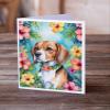 Caroline's Treasures Beagle Luau Greeting Cards Pack of 8 Blank Cards with Envelopes Whimsical A7 Size 5x7 Blank Note Cards view 2