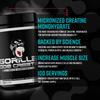 Gorilla Mind Creatine Monohydrate Micronized Powder, Improved Muscle Size, Power Output and Strength, 5 Grams per Serving, 100 Servings view 4