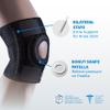 733CA Knee Brace for Meniscus Tear, Arthritis Pain Relief & Patella Support  Dual Stabilizers, Patella Pad & Tendon Strap for ACL/LCL, Tendonitis, Running, Squats, Gym, and Sports Injury Recovery (X-Large,1pcs) view 2