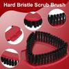 Aifacay 2-Pack Spin Mop Scrub Brush Replacement Heads Compatible with O-Cedar RinseClean 2-Tank System, Triangular Hard-Bristle Scrubber Mop Head for Kitchen and Bathroom Deep Cleaning view 4