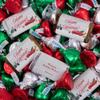 124 Pcs Christmas Candy Chocolate Party Favors Miniatures & Red, Green & Silver Kisses (1.52 lbs) - Vintage Red Truck view 1
