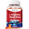VAITE L Arginine Supplement Beet Root Gummies - Double Strength, Energy Boost, Circulation Support and Stamina, Organic Chewable Beets Supplements for Men and Women, Vegan Gummy, Non-GMO, Sugar-Free view 1