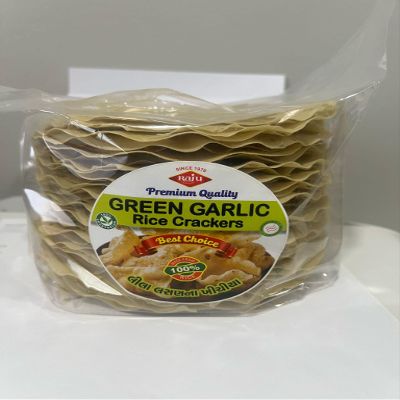 Green Garlic Rice Crackers (500 gms) Khichiya