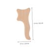 Beatifufu Wooden Gua Massage Board Multi-Functional Scraping Tool for Body and Facial Massage Smooth Texture for Safe Use Skin Types for Relaxation and Wellness view 3