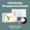 uNeat Ultra Thin Pads with Wings, Sanitary Napkins for Women and Teen, Regular Absorbency, Unscented, Eliminates Odor (Regular, Size 2, 20 Count) view 2
