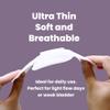 uNeat Panty Liners for Women & Teens, Pantiliners with Wings, Mini Sanitary Pads, Light Periods and Leaks, Ultra Thin Daily Liners for Women,30 Count view 3