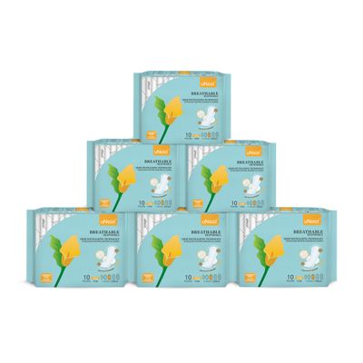 uNeat Maxi Pads with Wings, Long Overnight Period Pads for Women, Feminine Care, Heavy Absorbency, Odor-Neutralizing Tech, Unscented, Sanitary Napkins, (Size 3, 60 Count)