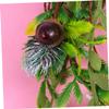 HAKIDZEL Pine Cone Garland Leaves Wreath Headband for Holiday Bridal Accessory Wedding Headdress Christmas Decor view 2