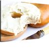 Canvas Wall Art for Living Room Bedroom Bagel cream cheese spread Big Large Wall Art Decor Framed Painting Wall Pictures Prints Artwork Office view 1