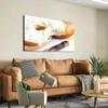 Canvas Wall Art for Living Room Bedroom Bagel cream cheese spread Big Large Wall Art Decor Framed Painting Wall Pictures Prints Artwork Office view 3