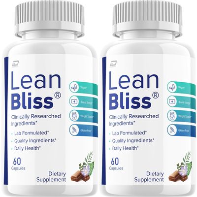 Lean Bliss Pills, Lean Bliss Reviews, Lean Bliss Advanced Formula Pills, Lean Bliss All Natural Formula Supplement Capsules, Lean Bliss Healthy Weight Support (2 Pack - 120 Capsules)