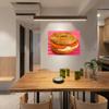 Canvas Wall Art for Living Room Bedroom Cheese Spread and Tomato Sesame Seed Bagel Big Large Wall Art Decor Framed Painting Wall Pictures Prints Artwork Office view 2