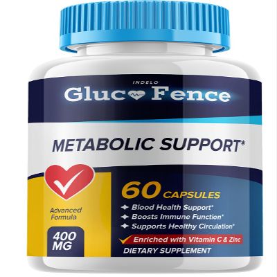 Gluco Fence Metabolic Support - Glucofence Support Supplement Pills, Gluco Fence Advanced Formula Capsules Reviews (60 Capsules)