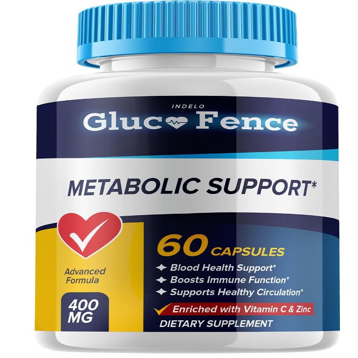 Gluco Fence Metabolic Support - Glucofence Support Supplement Pills, Gluco Fence Advanced Formula Capsules Reviews (60 Capsules)