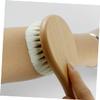 Ipetboom Newborn Hair Brush Natural Wool Brush Comb for Boys Shower Essentials Nursery Decor view 3