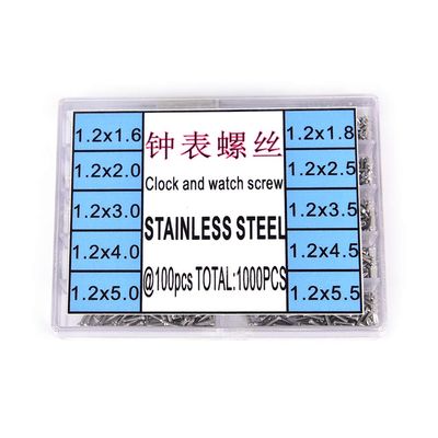 1000pcs Universal Assorted Tiny Precision Screws For Watch Eyeglass Glasses Phone Tablet Repair Tool Set Kit