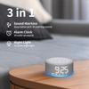 3 in 1 Sound Machine Alarm Clock Night Light White Noise Machine with 30 Sleeping Sounds for Baby Kids Adults 32 Level Volume Auto Off Timer Memory Function Digital Clock with 30 Wake Up Sounds view 2