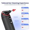 Auracle Ear Wax Removal - Eddy Ear Cleaner, Ear Cleaning Kit with 4 Water Pressure Modes, Safe and Effective Ear Wax Cleaner w/ 8 Irrigation Tips, Electric Ear Irrigator, 55dB Quite, IP65 (Red) view 2
