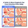 Auracle Ear Wax Removal - Eddy Ear Cleaner, Ear Cleaning Kit with 4 Water Pressure Modes, Safe and Effective Ear Wax Cleaner w/ 8 Irrigation Tips, Electric Ear Irrigator, 55dB Quite, IP65 (Red) view 3