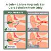 Auracle Ear Wax Removal - Eddy Ear Cleaner, Ear Cleaning Kit with 4 Water Pressure Modes, Safe and Effective Ear Wax Cleaner w/ 8 Irrigation Tips, Electric Ear Irrigator, 55dB Quite, IP65 (Green) view 3