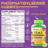(2 Packs) Phosphatidylserine 600mg Gummies, Brain Supplement for Memory, Focus and Concentration - Phosphatidylserine Memory Supplement with Alpha GPC, B6 & B12 for Brain and Cognitive, 120 Gummies view 2
