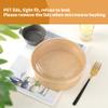 GHEIR 100 Pack 38 oz Disposable Bowls with Lids, Kraft Paper Salad Bowls with Lids, Paper Soup Bowls Food Container for Cold/Hot Food or Takeout view 4
