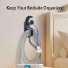 Aifeedi CPAP Hose Holder for Bed, 2 Pack CPAP Hook CPAP Hose Hanger with Anti-Unhook Feature, CPAP Mask Hook & CPAP Tubing Holder, CPAP Supplies Prevents Hose Tangle for Better Sleep (Black) view 2