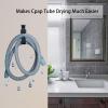 Aifeedi CPAP Hose Holder for Bed, 2 Pack CPAP Hook CPAP Hose Hanger with Anti-Unhook Feature, CPAP Mask Hook & CPAP Tubing Holder, CPAP Supplies Prevents Hose Tangle for Better Sleep (Black) view 4